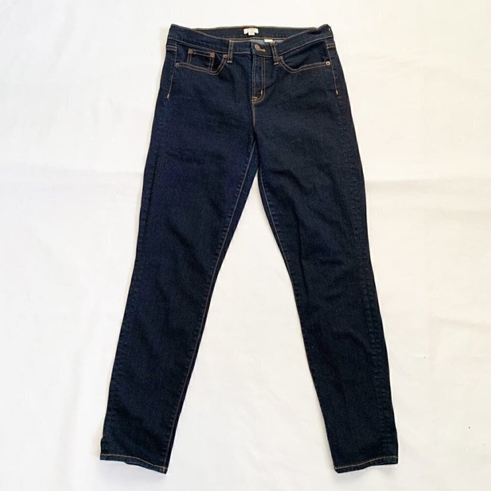 J. Crew Skinny Jeans‎ Women 29/30 Dark Indigo Stretch Denim E0823